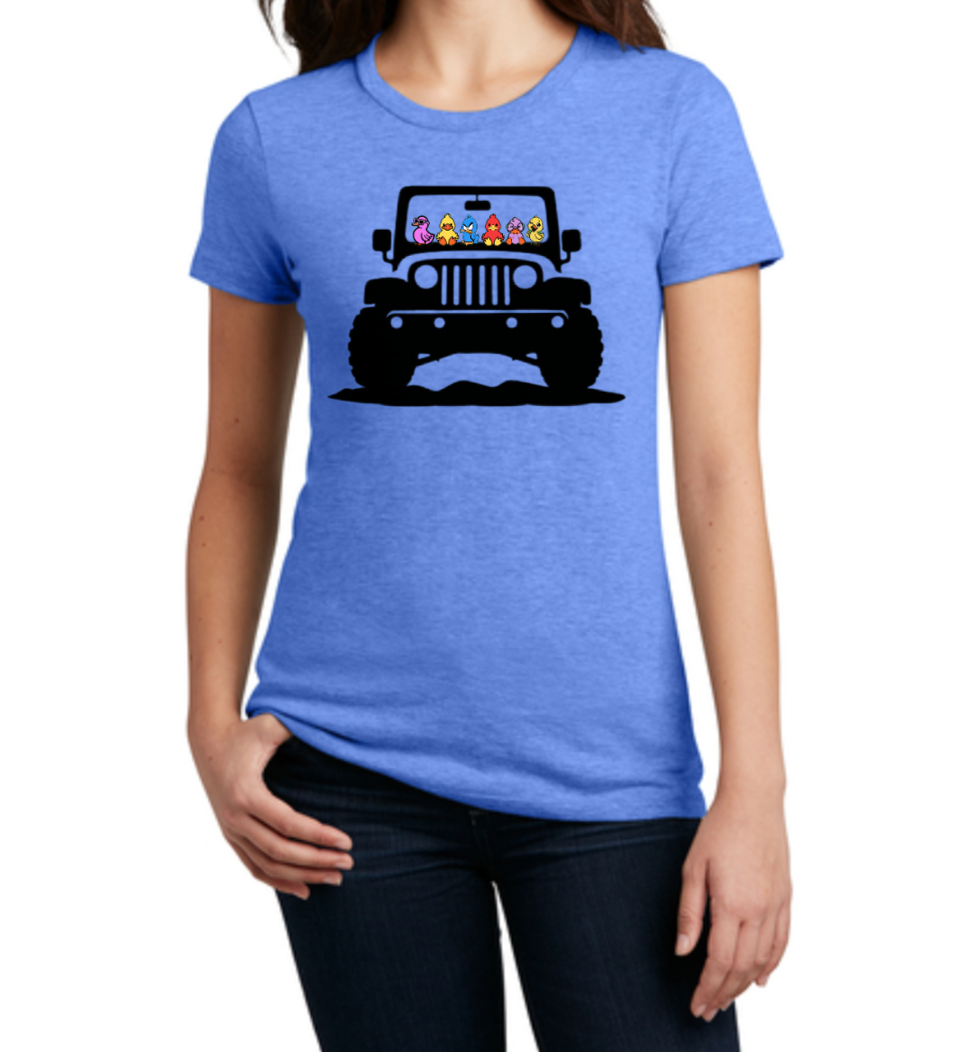 Fun Women’s Tank – Rubber Duck Road Trip Tee