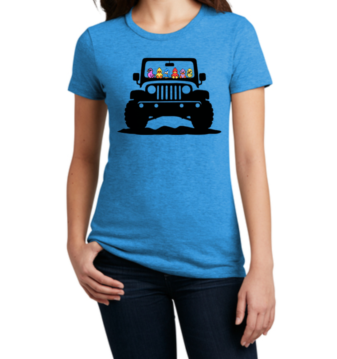 Fun Women’s Tank – Rubber Duck Road Trip Tee