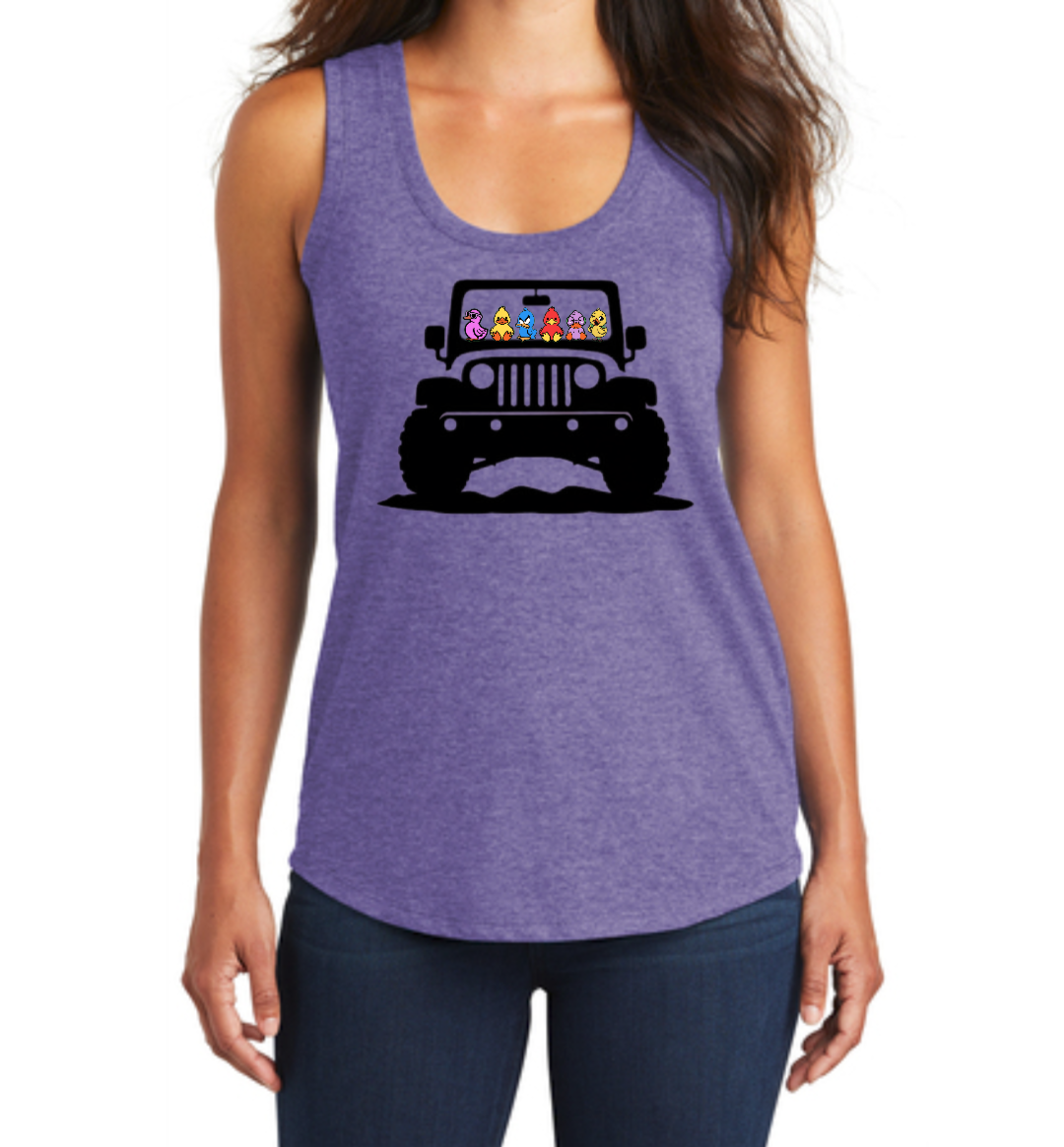 Fun Women’s Tank – Rubber Duck Road Trip Tee