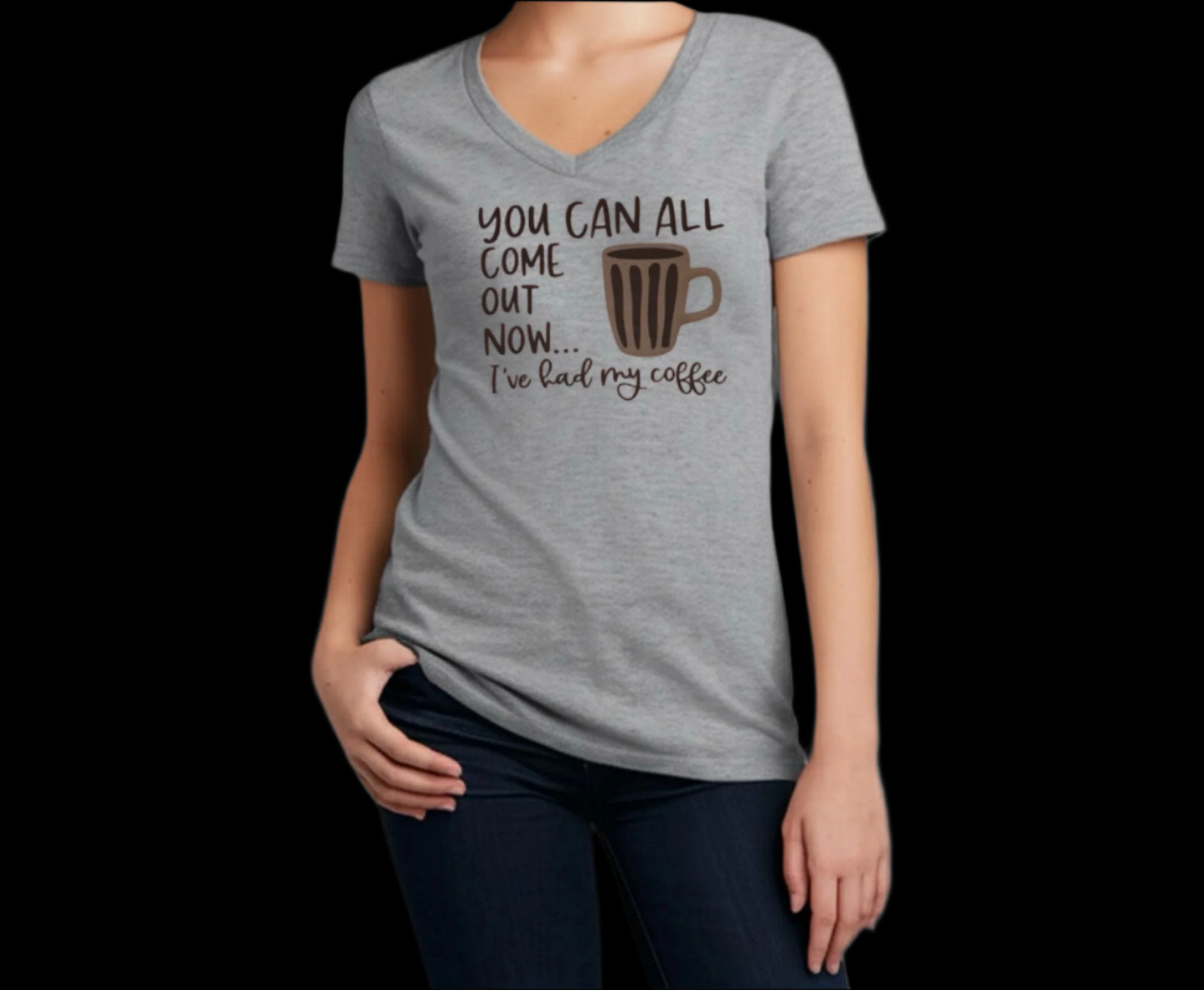 Morning Mood Tee – Women's Coffee Lover Shirt