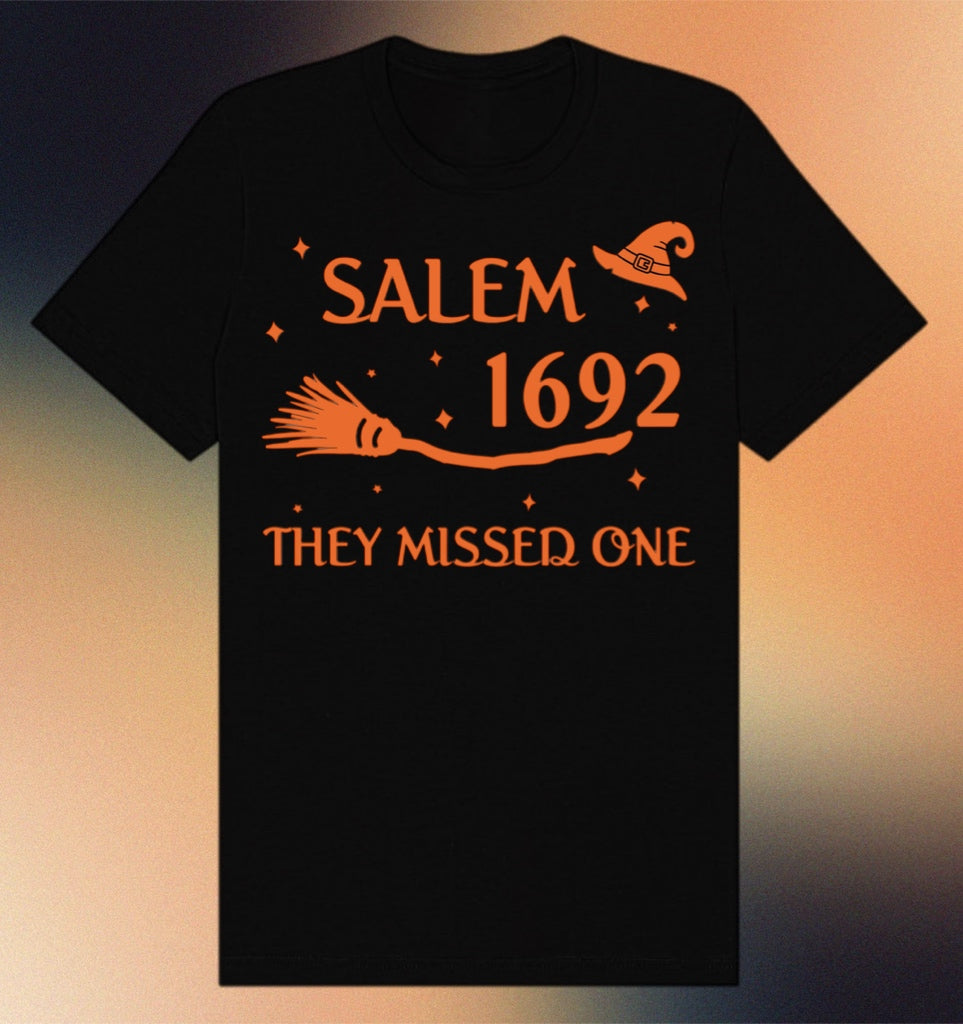 Salem 1692 Witch Tee – Funny Women’s Halloween Shirt