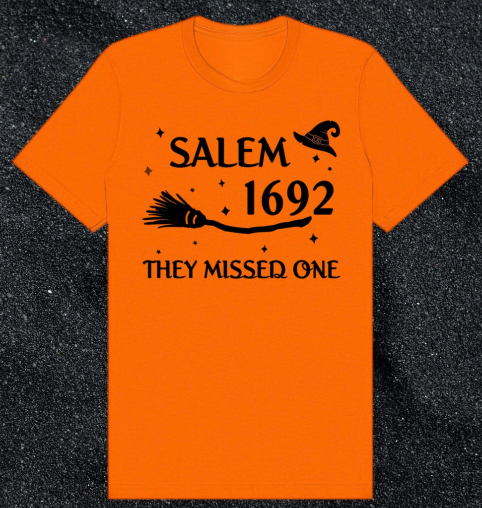 Salem 1692 Witch Tee – Funny Women’s Halloween Shirt