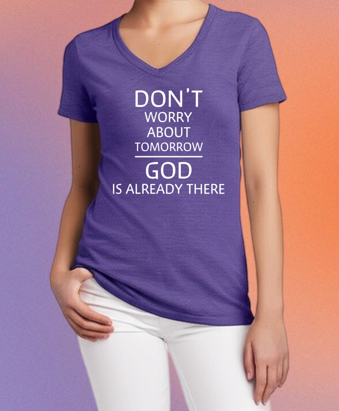 Faith Over Fear Tee – Christian Encouragement