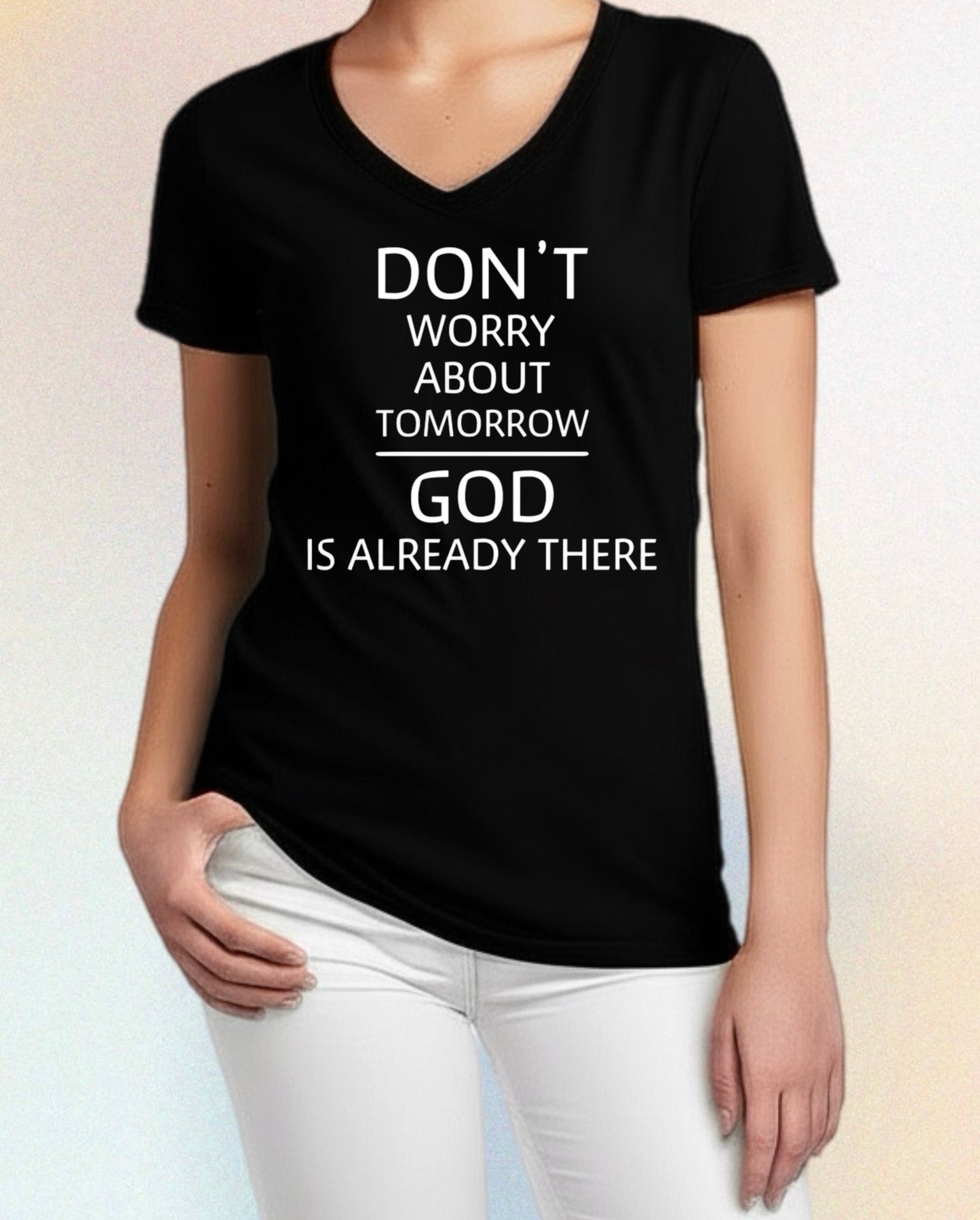 Faith Over Fear Tee – Christian Encouragement
