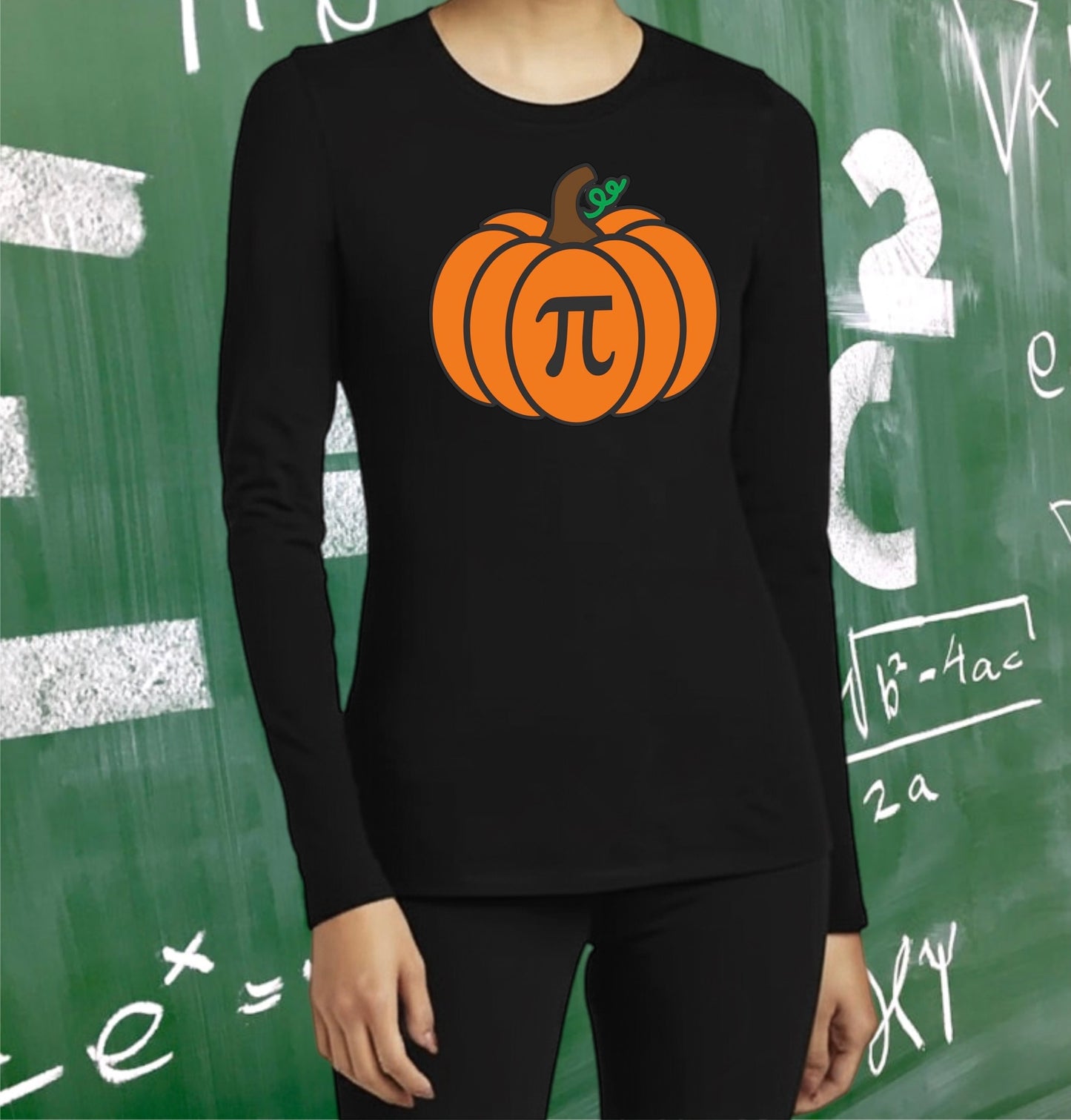 Halloween Math Tee – Pumpkin Pi Shirt