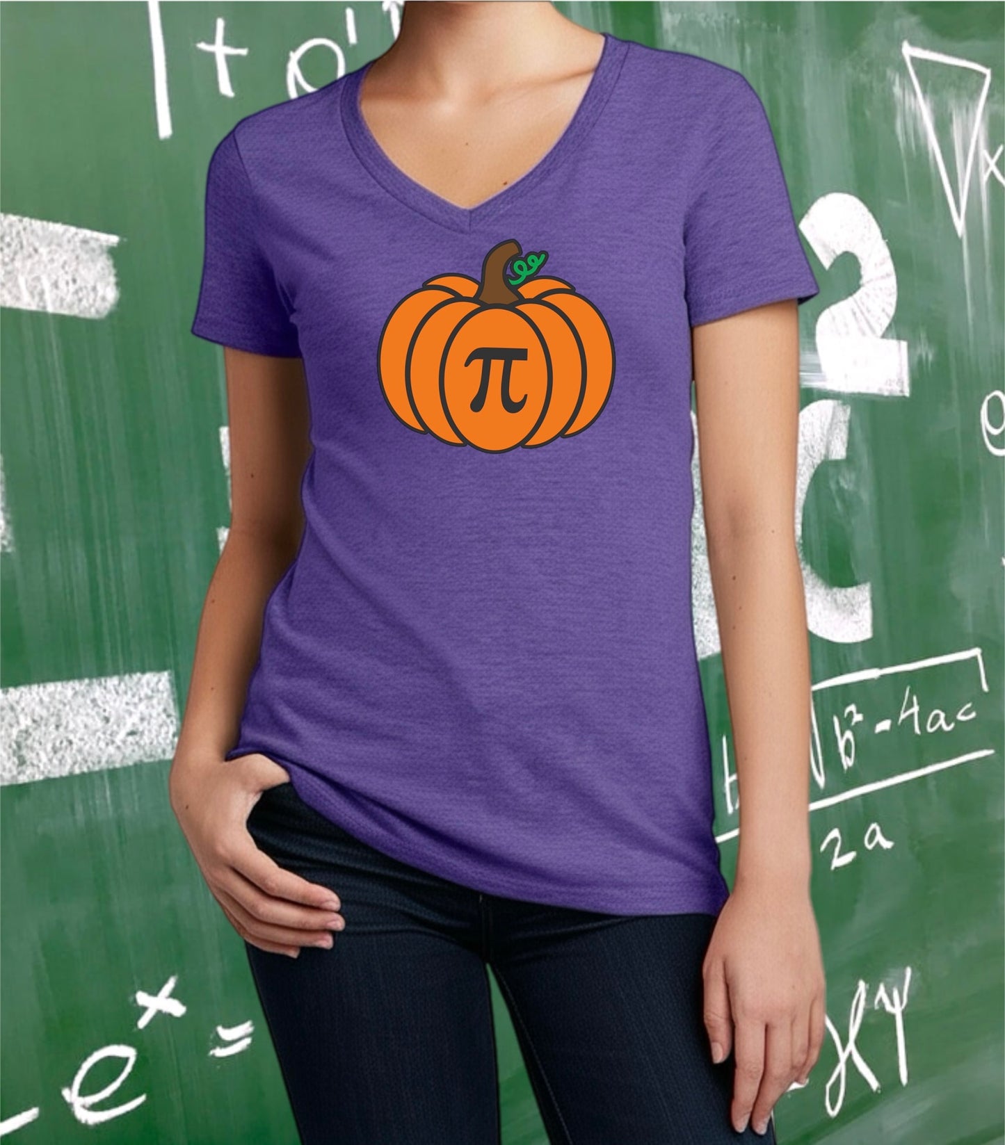 Halloween Math Tee – Pumpkin Pi Shirt