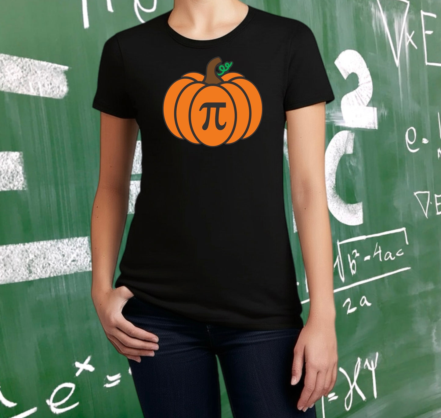 Halloween Math Tee – Pumpkin Pi Shirt