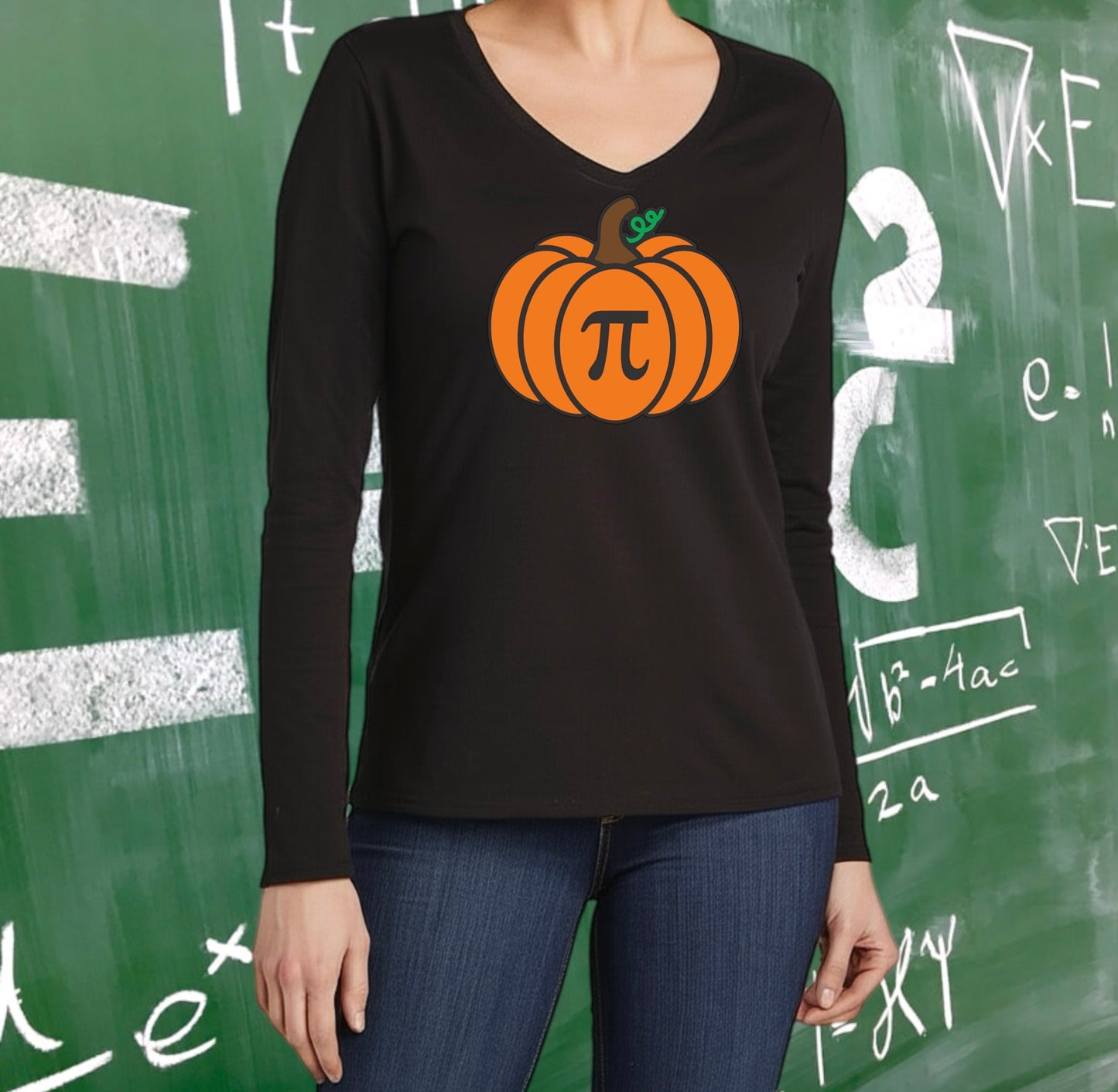 Halloween Math Tee – Pumpkin Pi Shirt