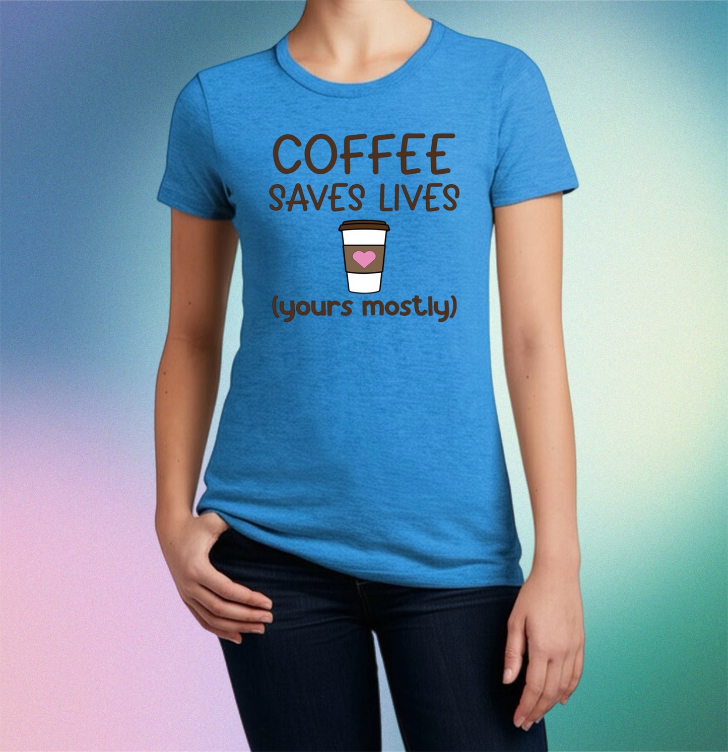 Coffee Saves Lives Tee – Funny Women's Caffeine Shirt