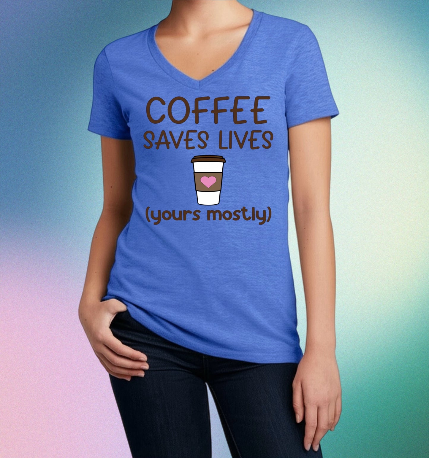 Coffee Saves Lives Tee – Funny Women's Caffeine Shirt