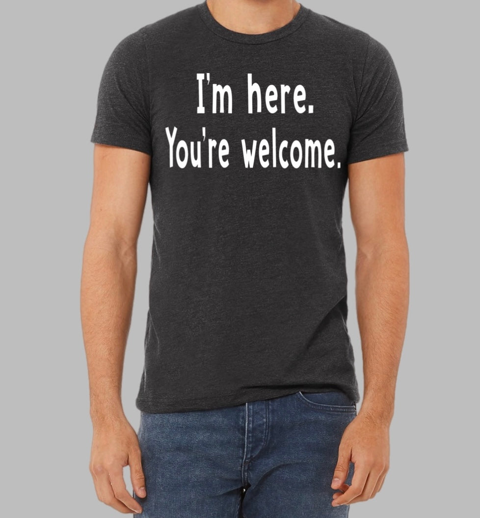 Men’s Sarcastic Tee – Arrival Worth Applause