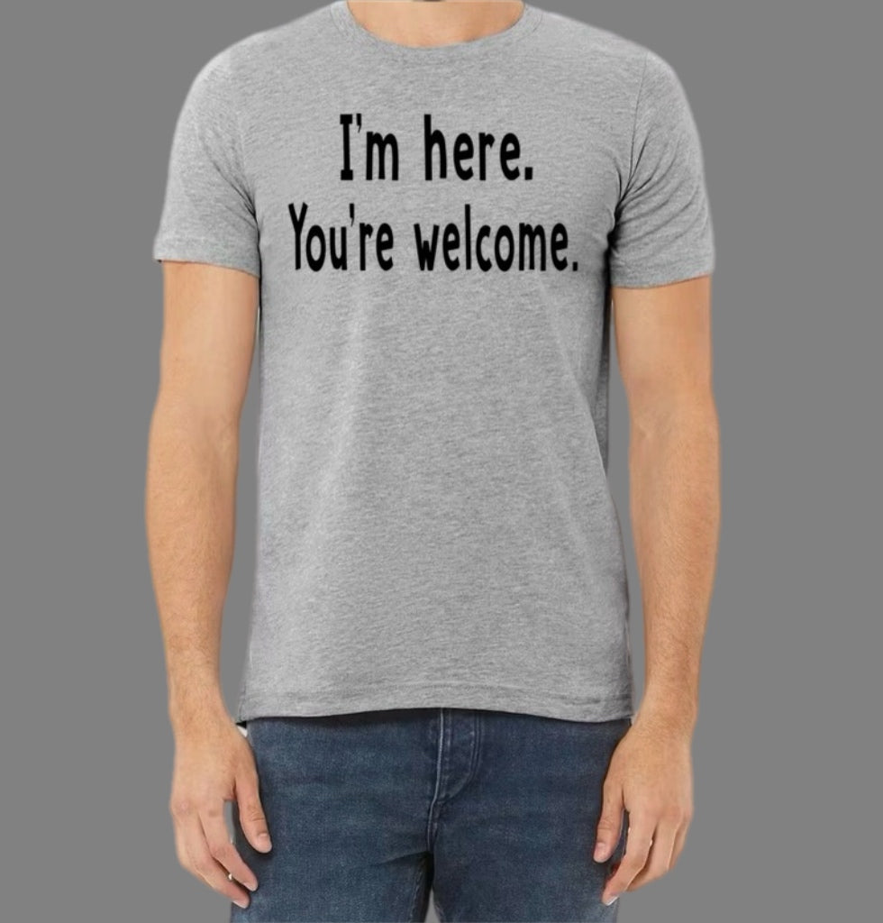 Men’s Sarcastic Tee – Arrival Worth Applause