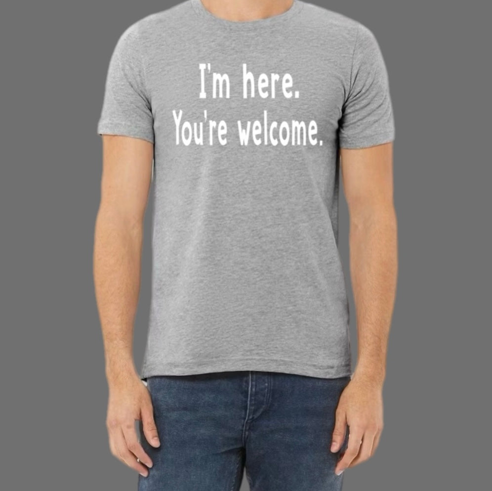 Men’s Sarcastic Tee – Arrival Worth Applause