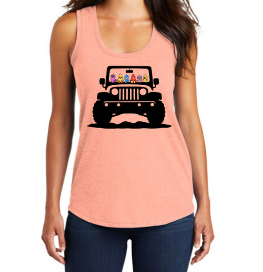 Fun Women’s Tank – Rubber Duck Road Trip Tee