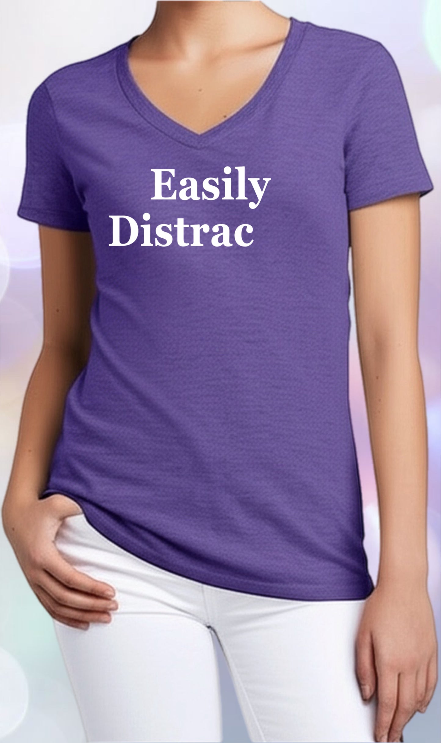Witty Graphic Shirt – Easily Distrac (ted) Design