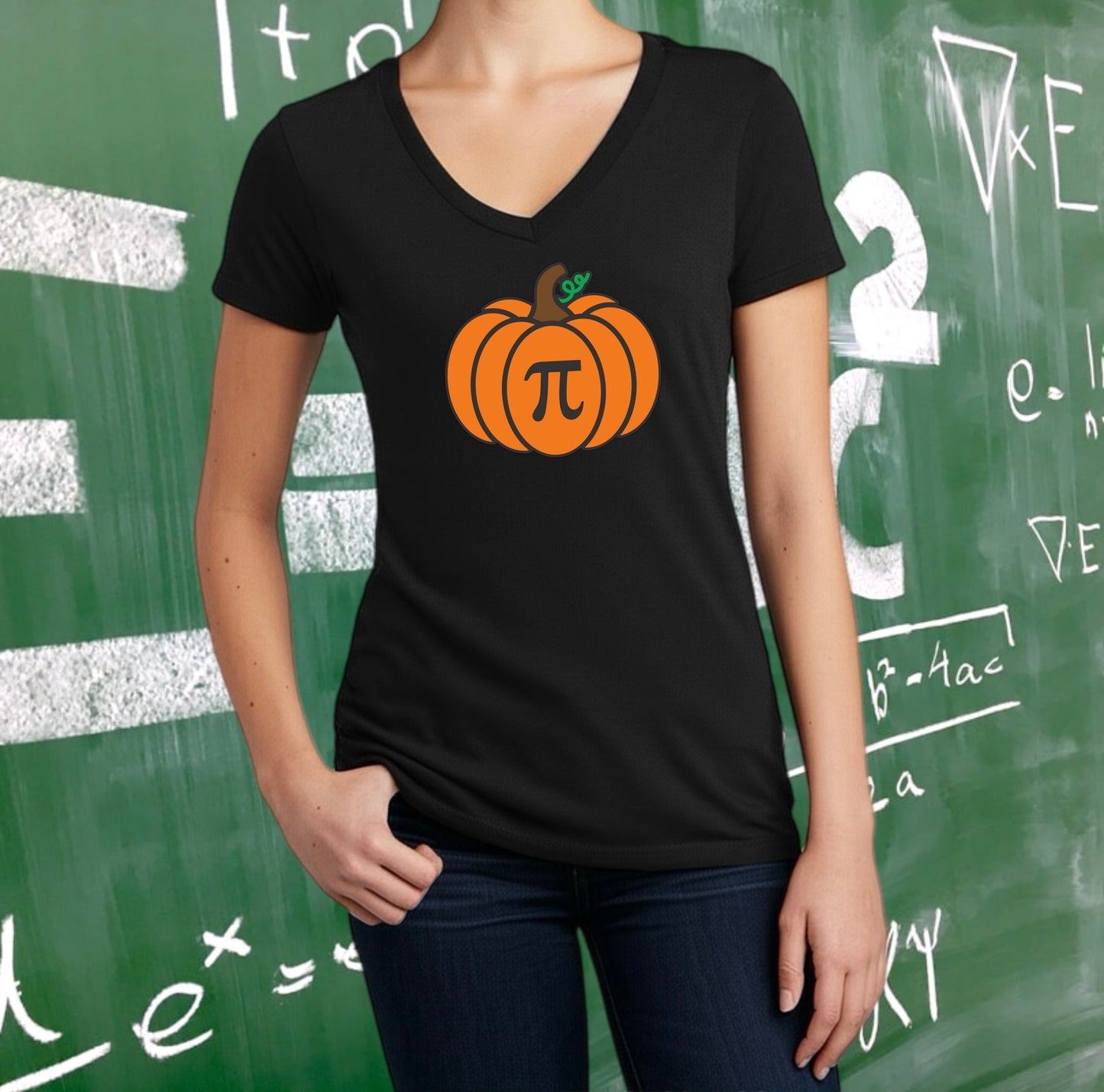 Halloween Math Tee – Pumpkin Pi Shirt